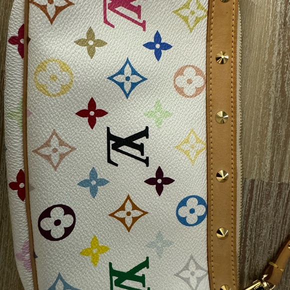 Rare, authentic Louis Vuitton multi-colored pouchette in excellent condition. - Picture 4 of 7
